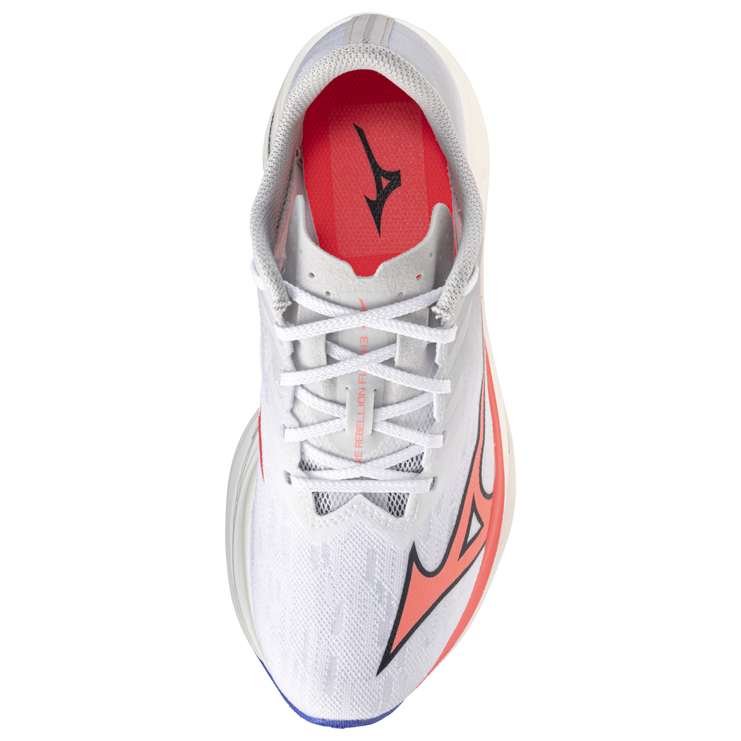 Mizuno Wave Rebellion Flash 2  - Women's - White/Striking Coral
