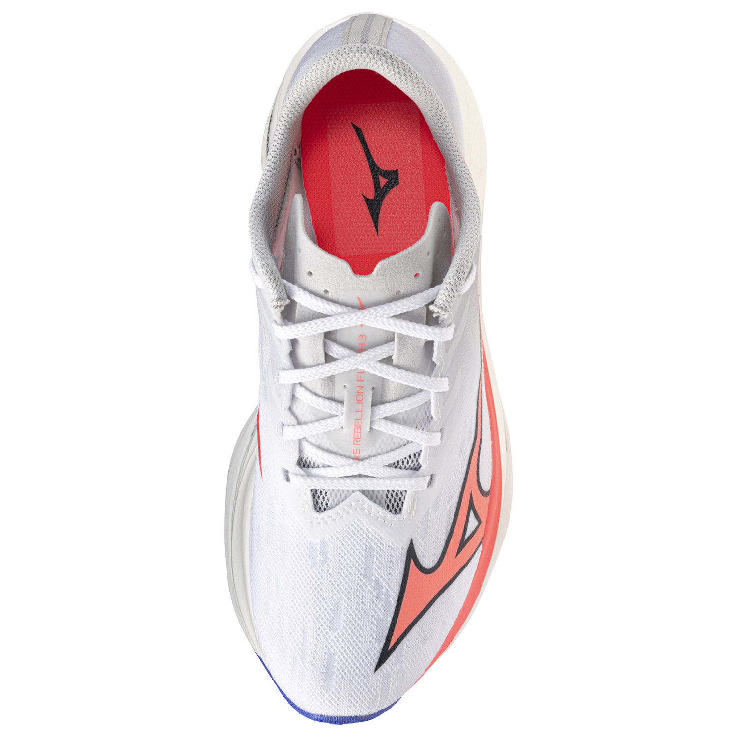 Mizuno Wave Rebellion Flash 2  - Women's - White/Striking Coral