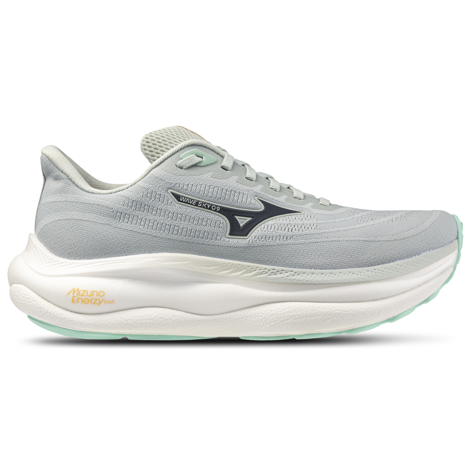 Mizuno Wave Sky 9 Wide - Women's - Mercury/Baritone Blue