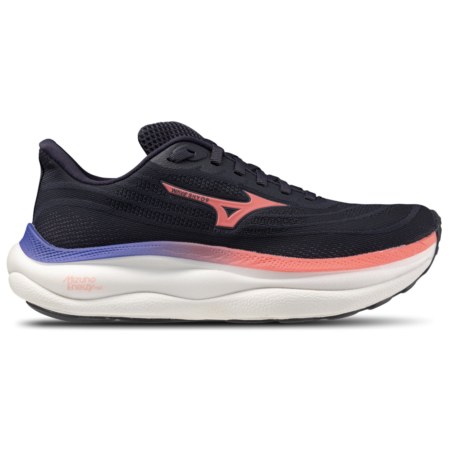 Mizuno Wave Sky 9 Wide - Women's - Odyssey Grey/Striking Coral