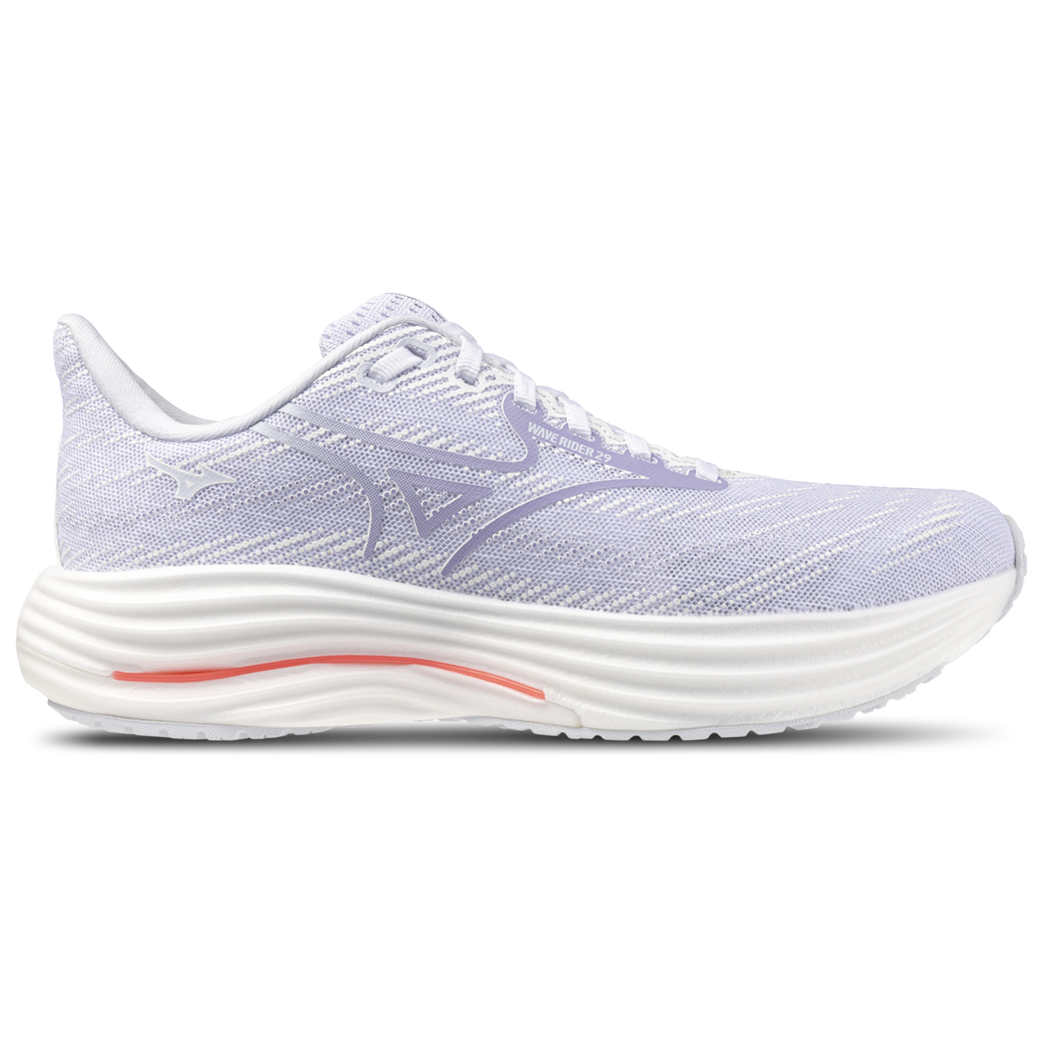 Mizuno Wave Rider 29 Wide - Women's - White/Icelandic Blue