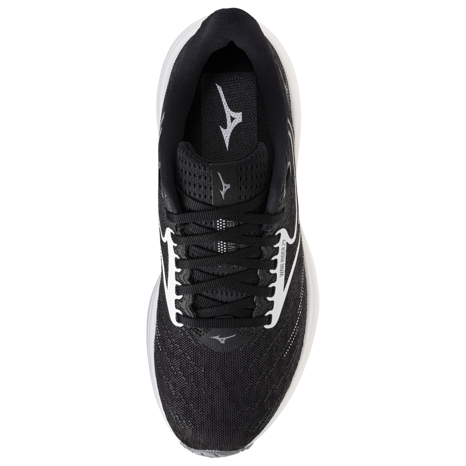 Mizuno Wave Rider 29 Wide - Women's - Black Sand/White