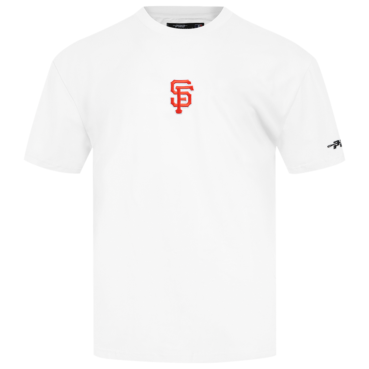 Pro Standard Giants Classic DS T-Shirt - Men's - White/Orange