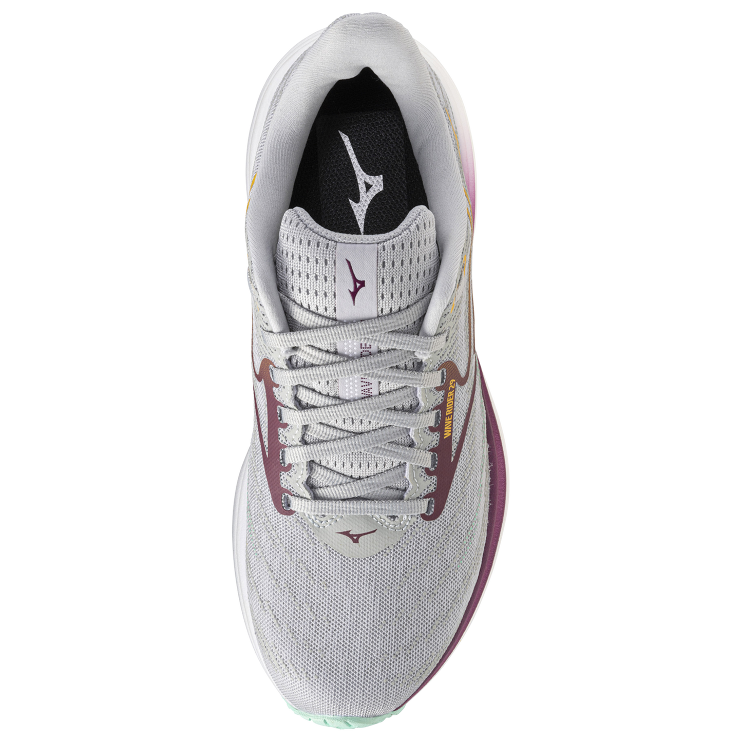Mizuno Wave Rider 29 Wide - Women's - Harbor Mist/Dark Purple