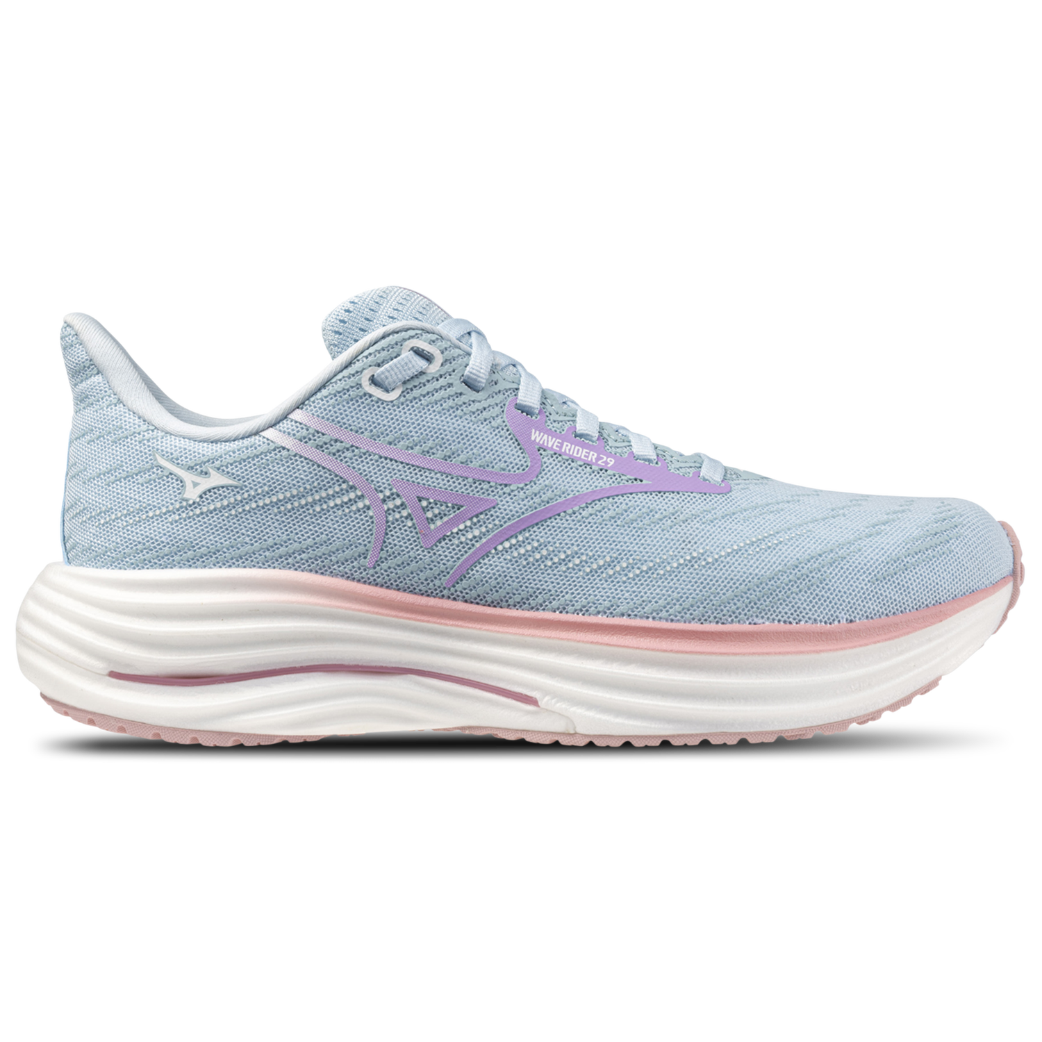 Mizuno Wave Rider 29 Wide - Women's - Nantucket Breeze/Orchid Petal