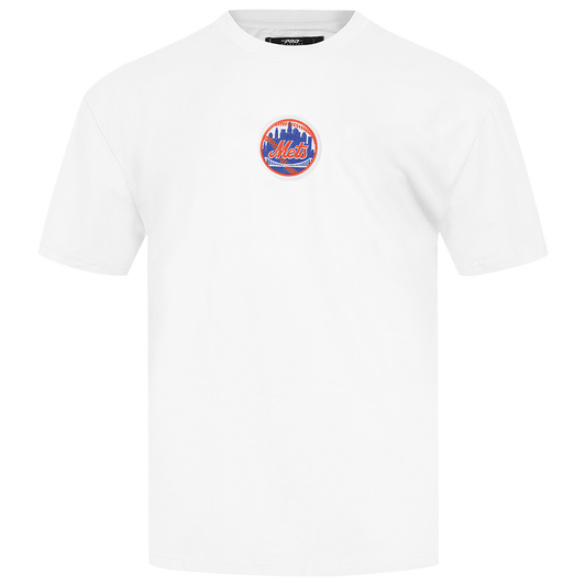 Pro Standard Mets Classic DS T-Shirt - Men's - White/Orange