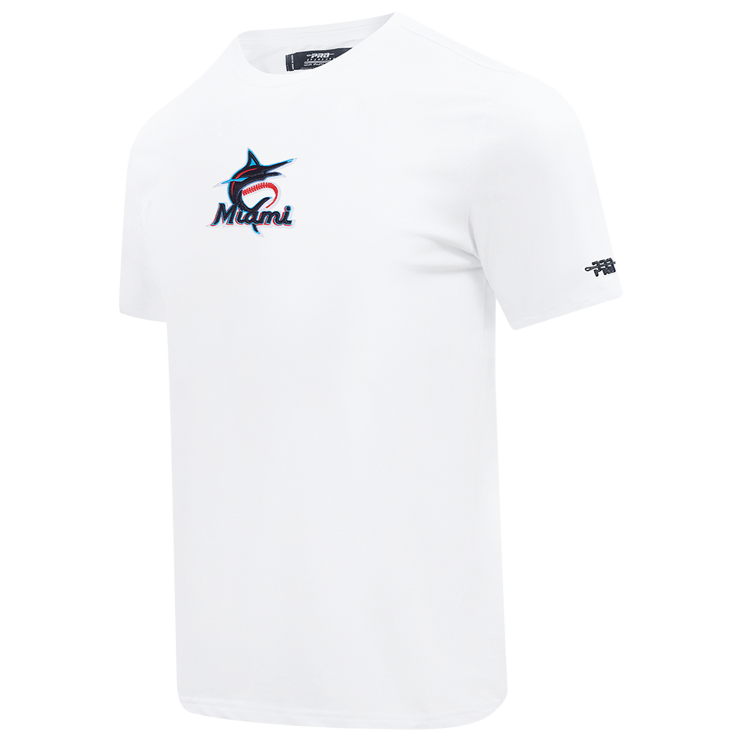 Pro Standard Marlins Classic DS T-Shirt - Men's - White/Black