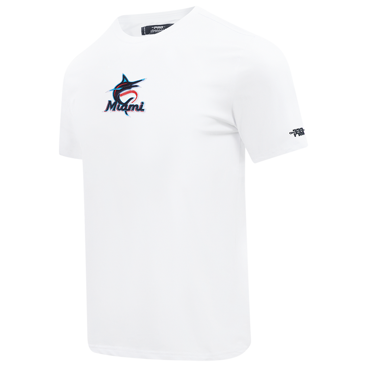 Pro Standard Marlins Classic DS T-Shirt - Men's - White/Black