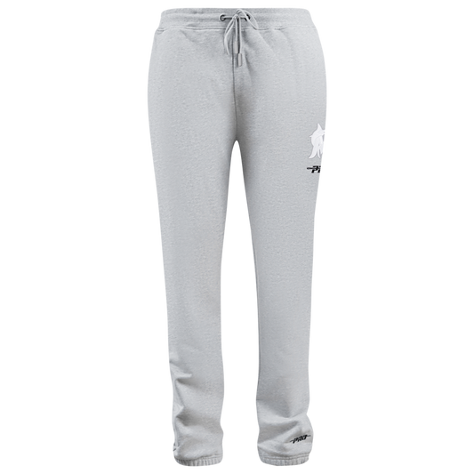 Pro Standard Marlins Classic Sweatpants - Men's - White/Grey