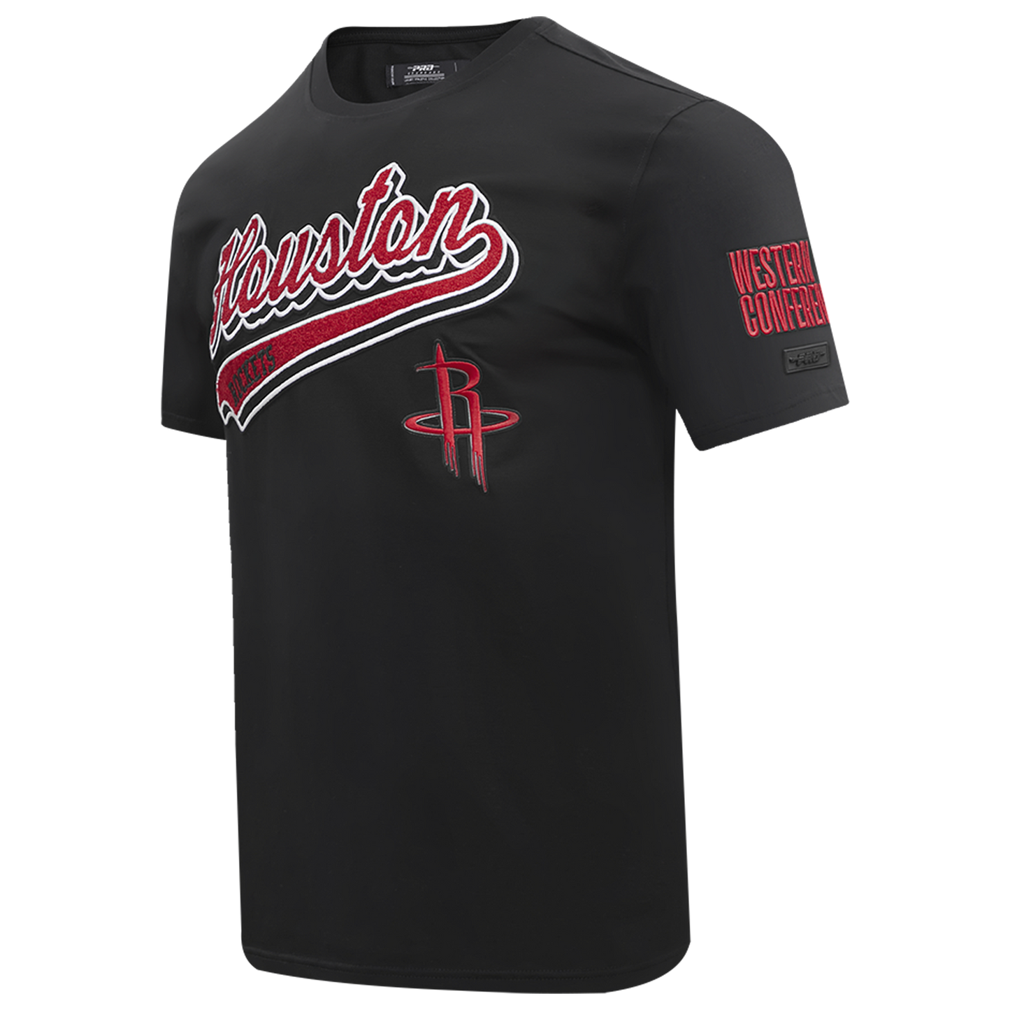 Pro Standard ROCKETS SCRIPT TAIL SJ TEE - Men's - Black