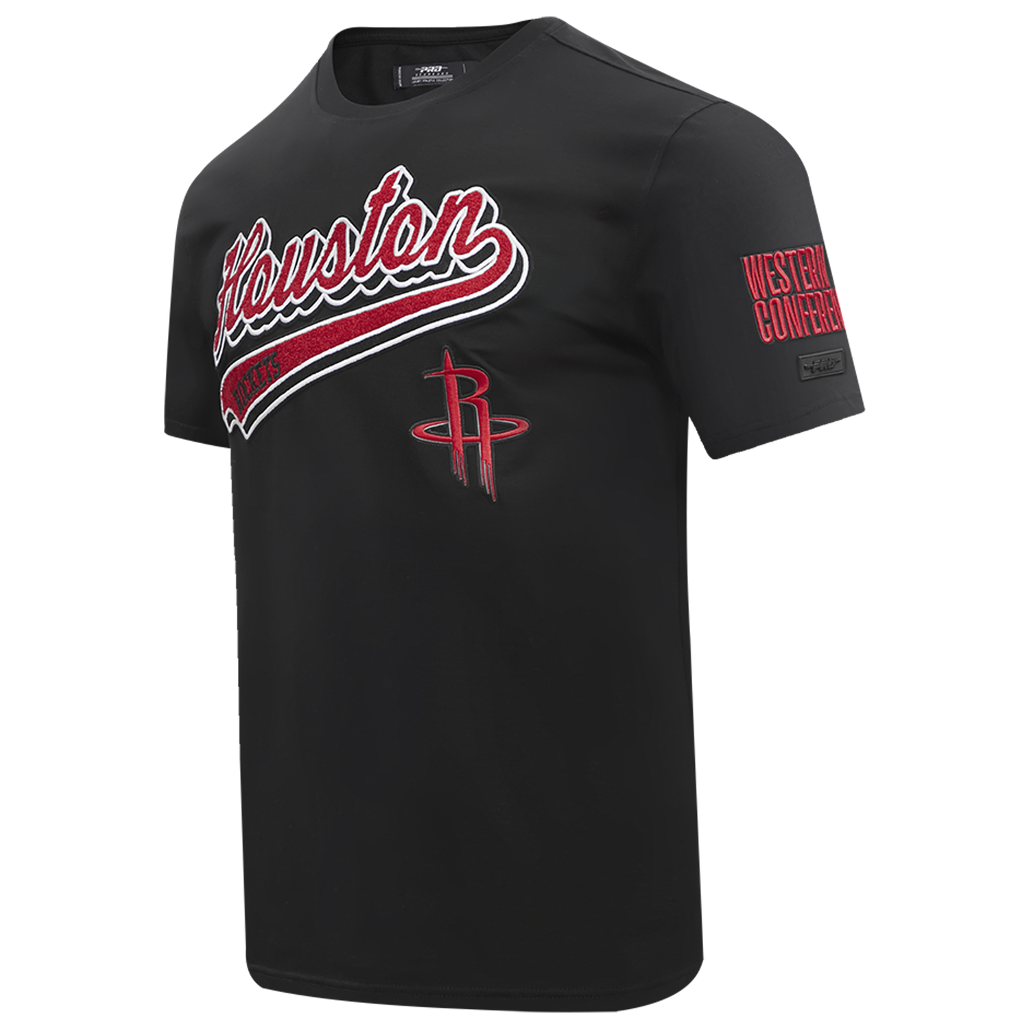 Pro Standard ROCKETS SCRIPT TAIL SJ TEE - Men's - Black
