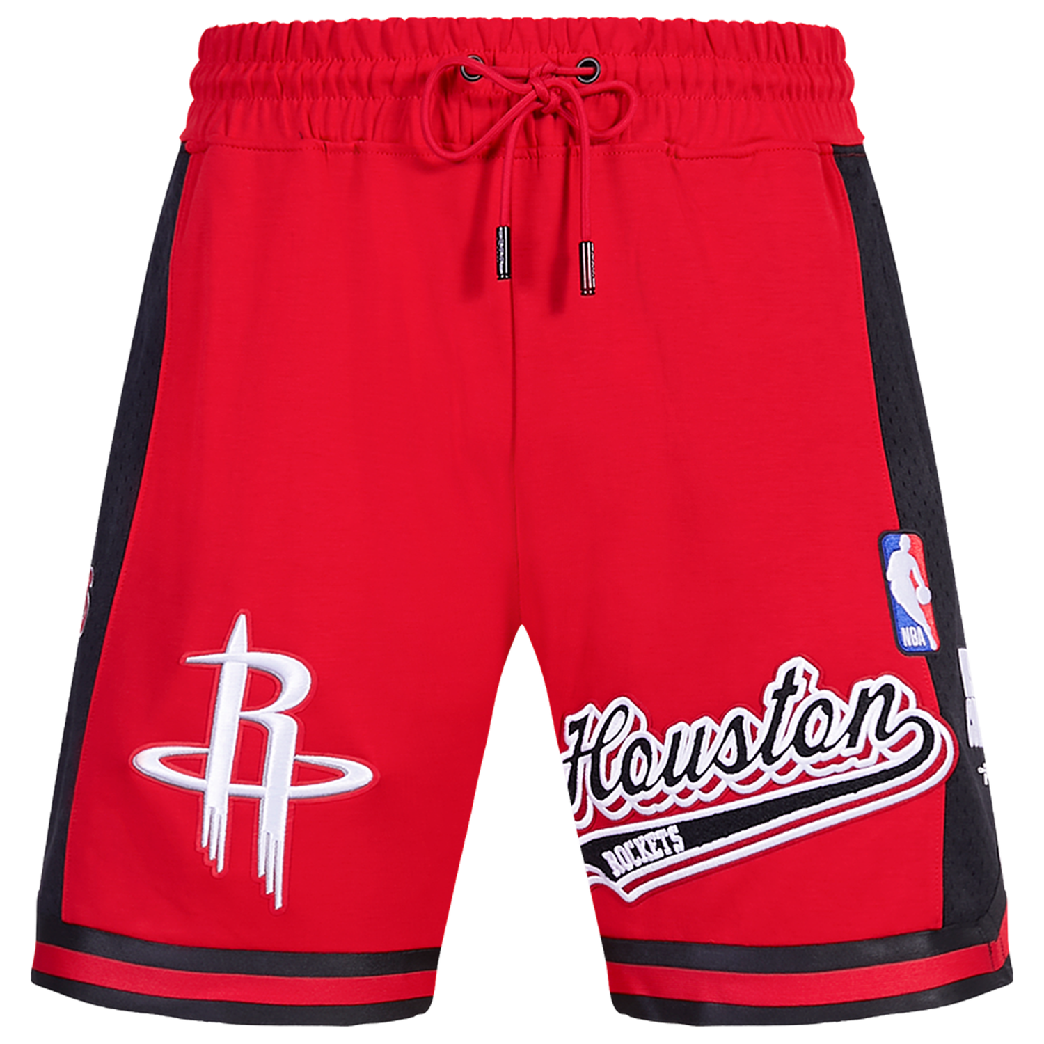 Pro Standard ROCKETS SCRIPT TAIL DK 2.0 SHORT - Men's - Black/Red