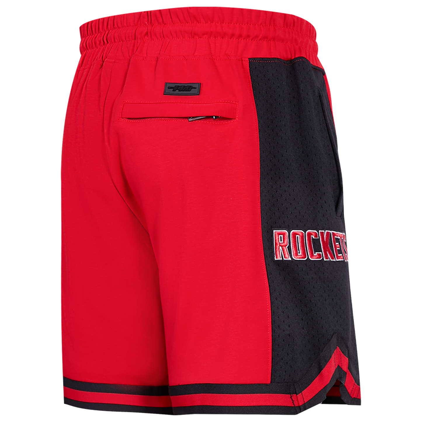 Pro Standard ROCKETS SCRIPT TAIL DK 2.0 SHORT - Men's - Black/Red
