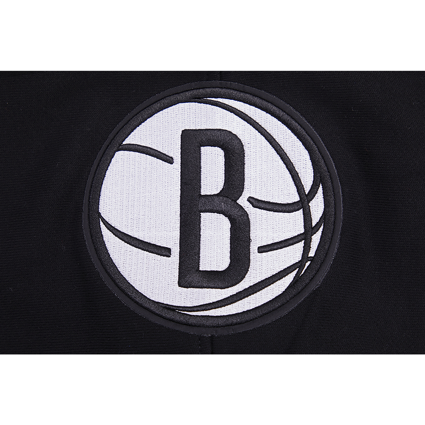 Pro Standard NETS SCRIPT TAIL RIB FLC PO HOODIE - Men's - Black/Gray
