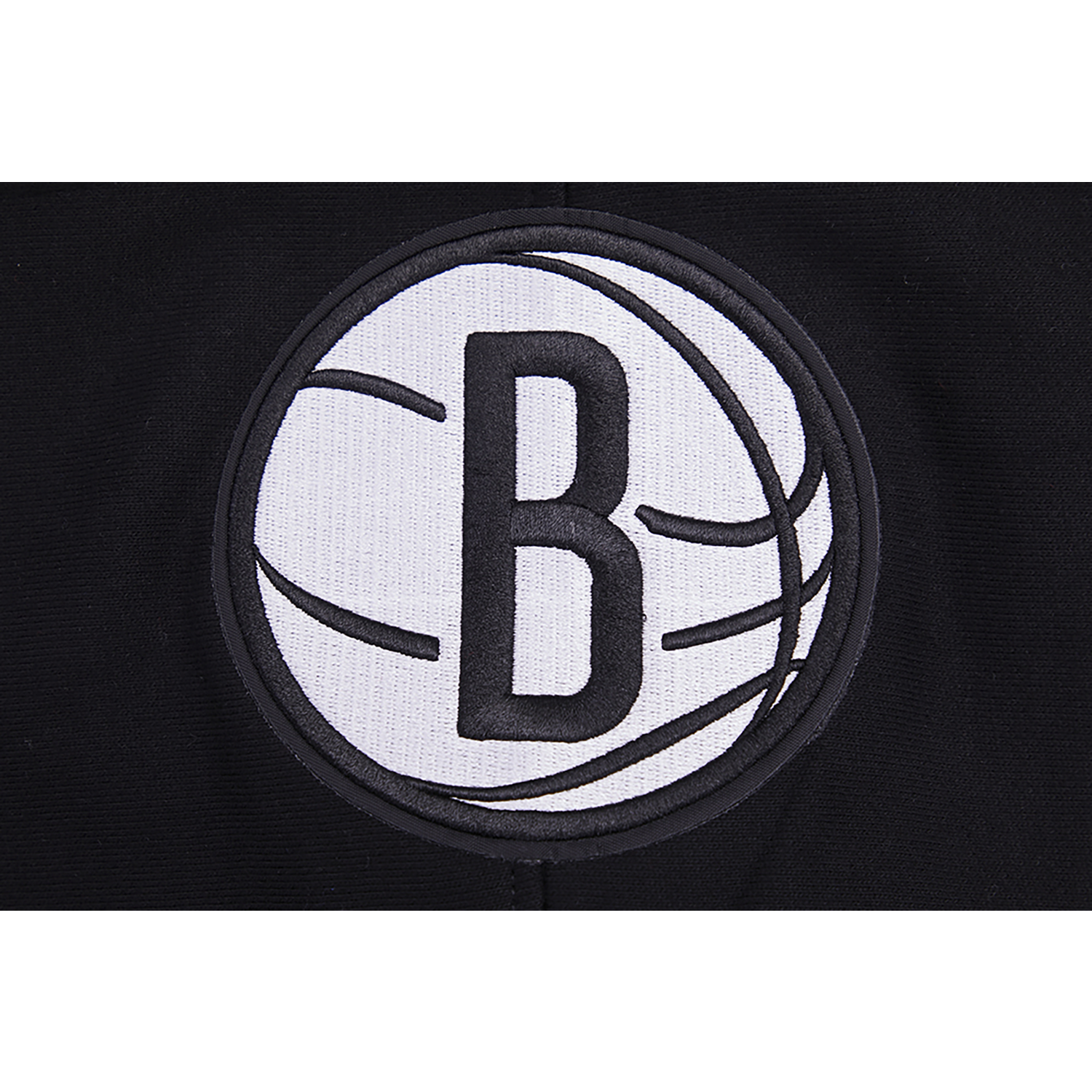 Pro Standard NETS SCRIPT TAIL RIB FLC PO HOODIE - Men's - Black/Gray