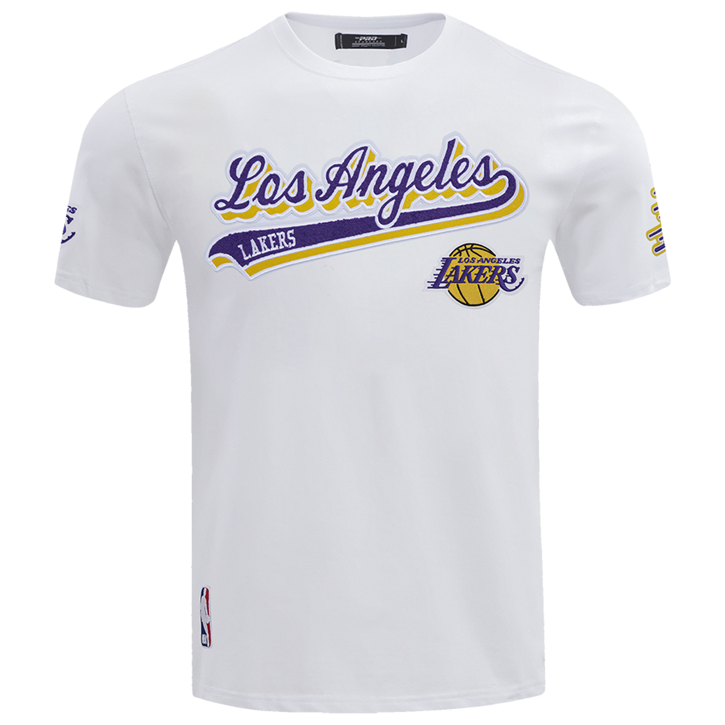 Pro Standard LAKERS SCRIPT TAIL SJ TEE - Men's - White