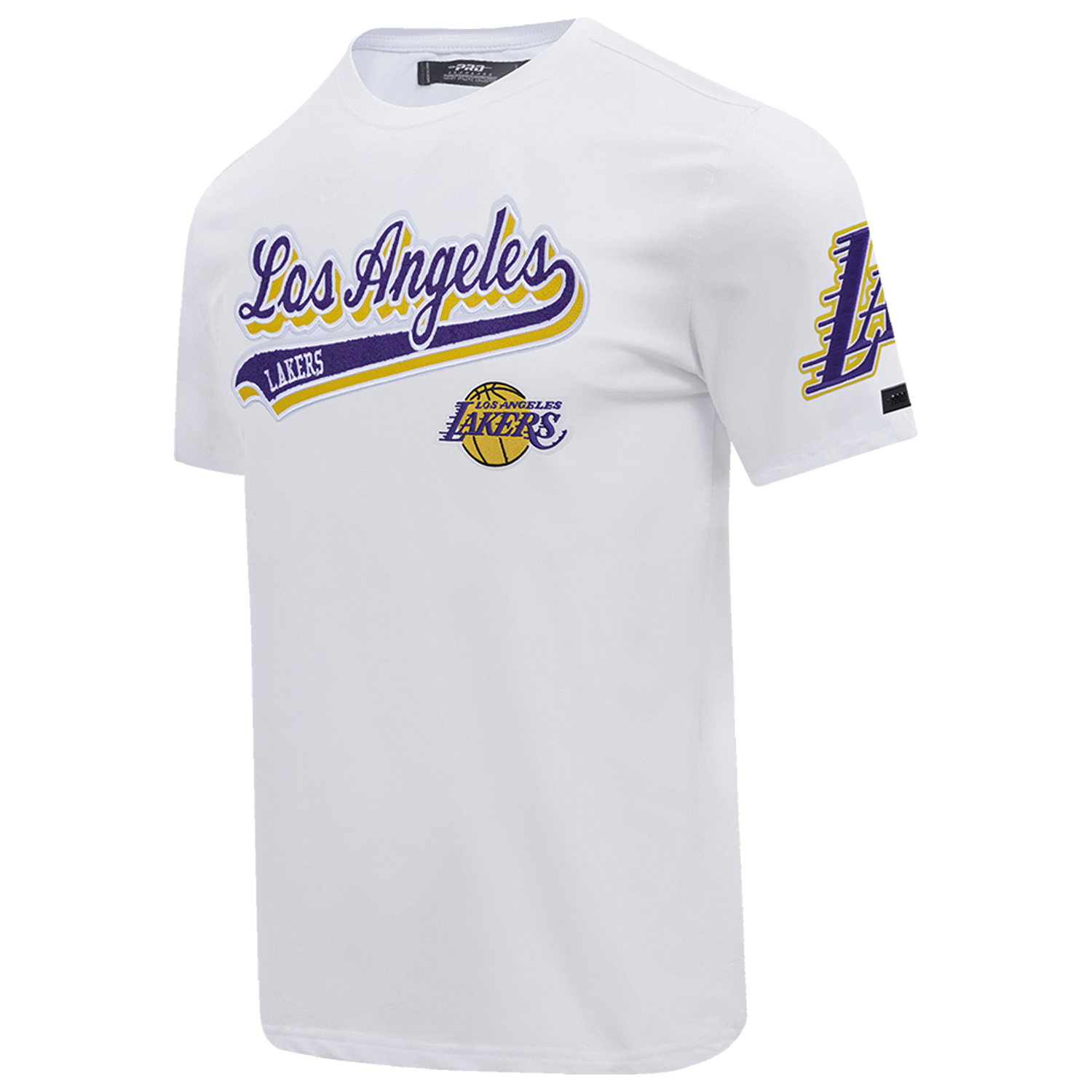 Pro Standard LAKERS SCRIPT TAIL SJ TEE - Men's - White