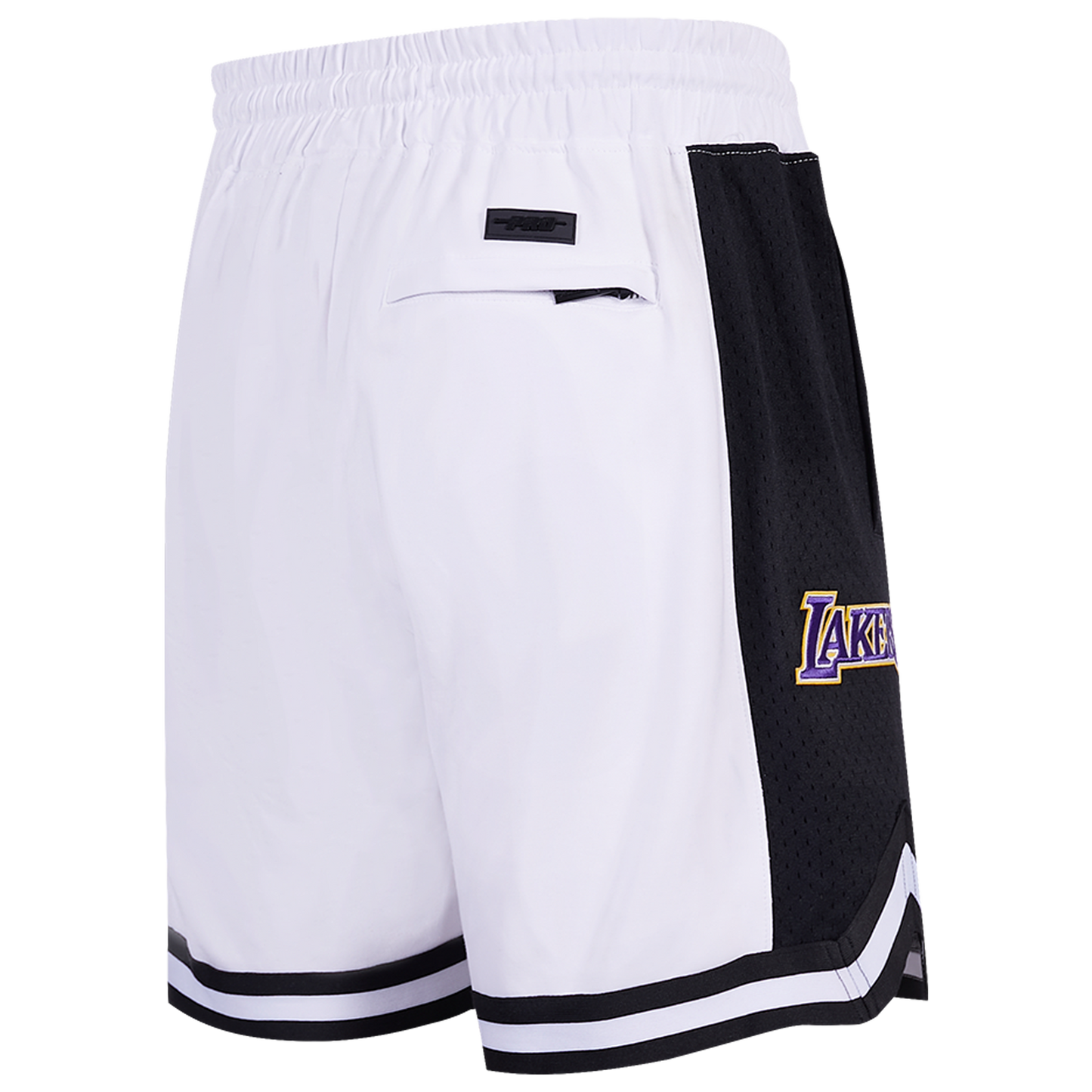 Pro Standard LAKERS SCRIPT TAIL DK 2.0 SHORT - Men's - White/Black