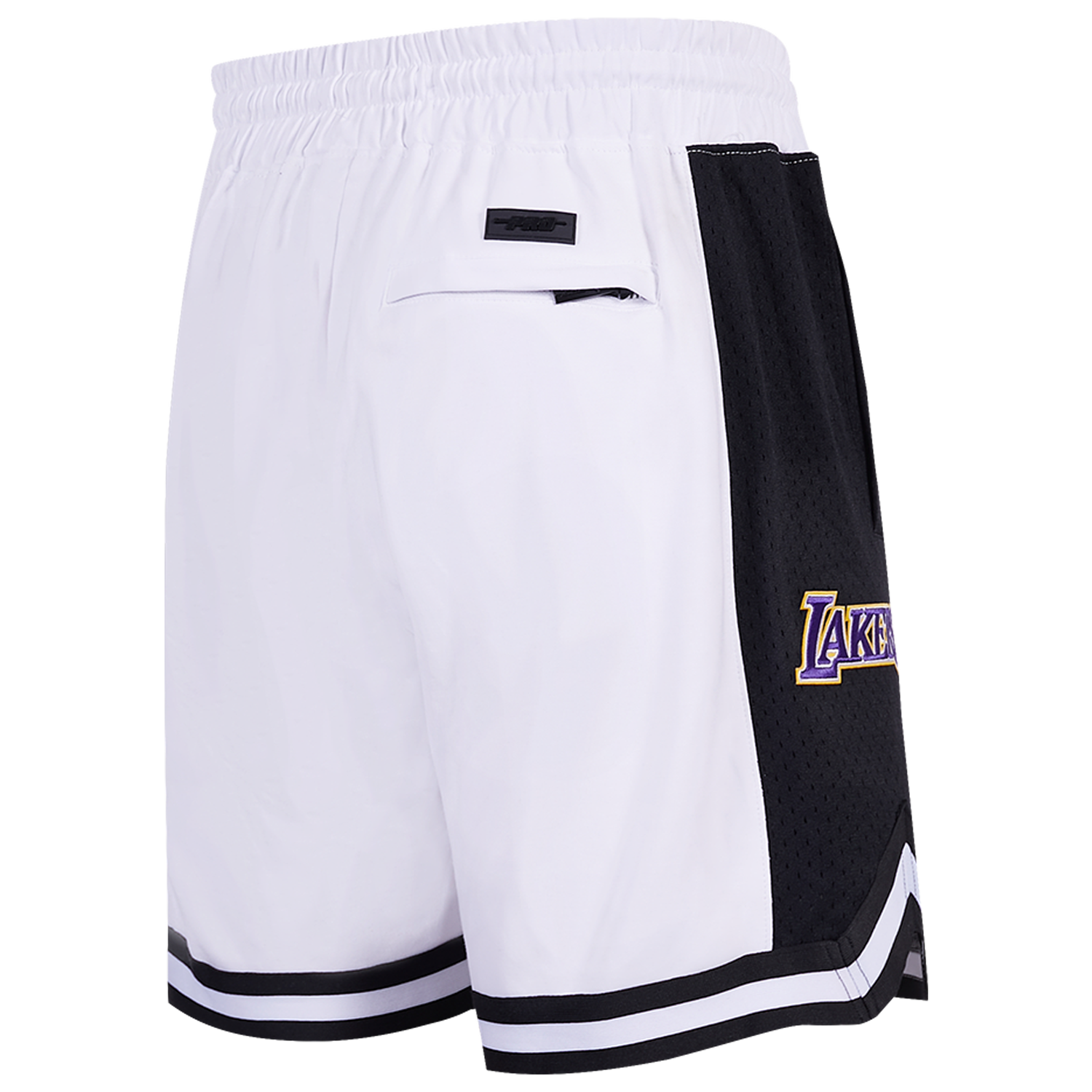 Pro Standard LAKERS SCRIPT TAIL DK 2.0 SHORT - Men's - White/Black