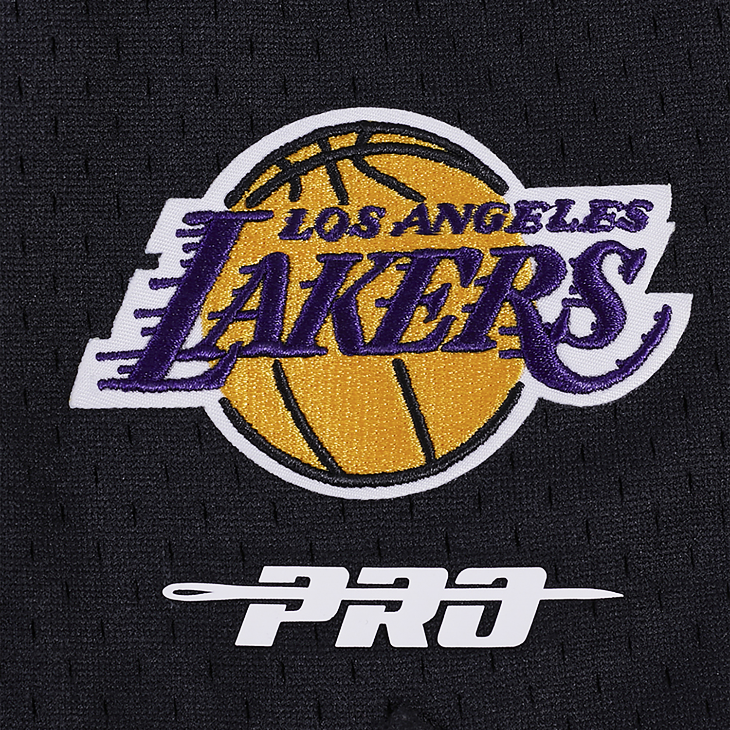 Pro Standard LAKERS SCRIPT TAIL DK 2.0 SHORT - Men's - White/Black