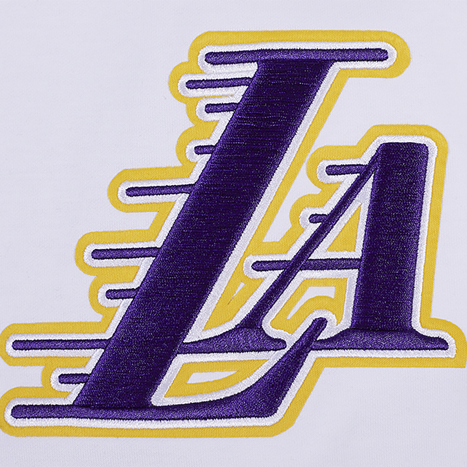 Pro Standard LAKERS SCRIPT TAIL DK 2.0 SHORT - Men's - White/Black