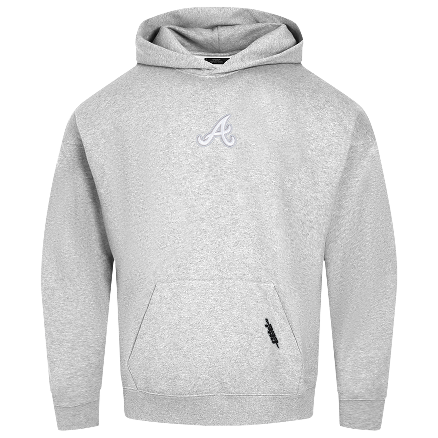 Pro Standard Braves Classic DS PO Hoodie - Men's - Grey/White