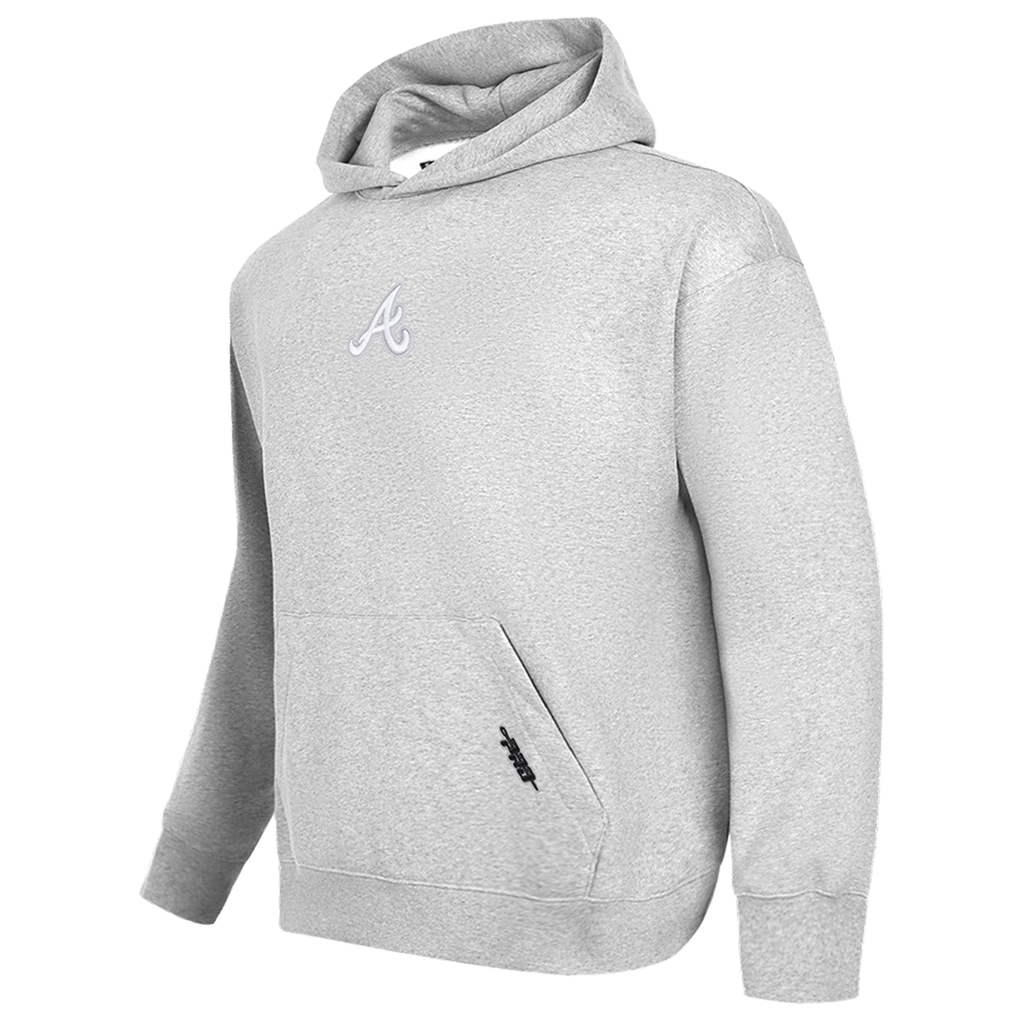 Pro Standard Braves Classic DS PO Hoodie - Men's - Grey/White