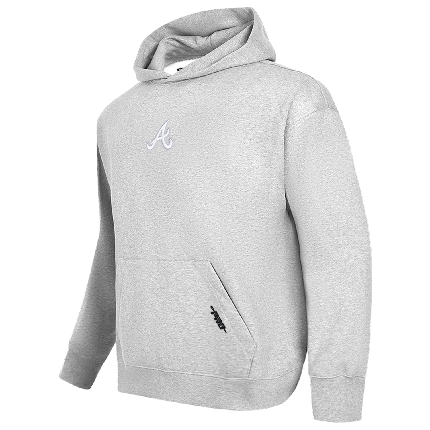 Pro Standard Braves Classic DS PO Hoodie - Men's - Grey/White