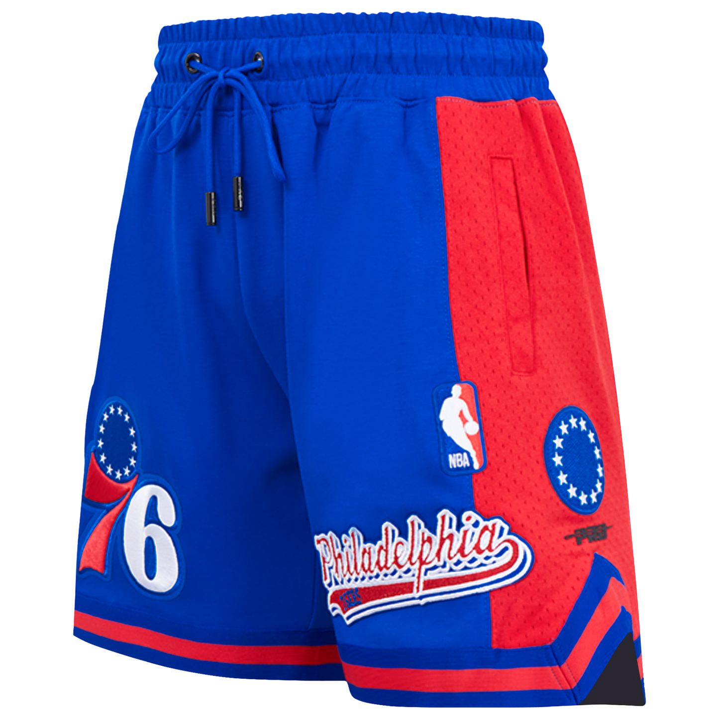 Pro Standard 76ERS SCRIPT TAIL DK 2.0 SHORT - Men's - Royal Blue/Red