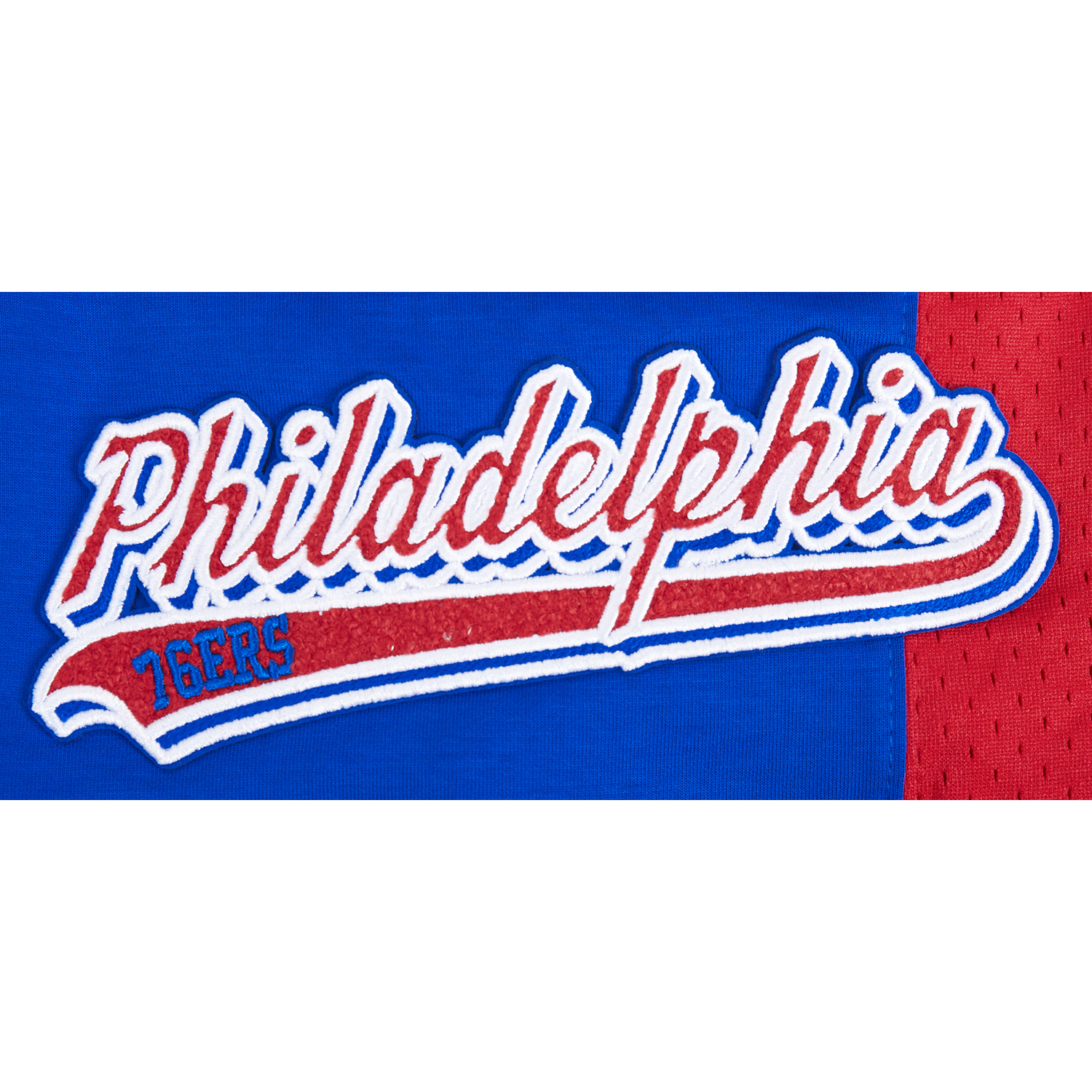 Pro Standard 76ERS SCRIPT TAIL DK 2.0 SHORT - Men's - Royal Blue/Red