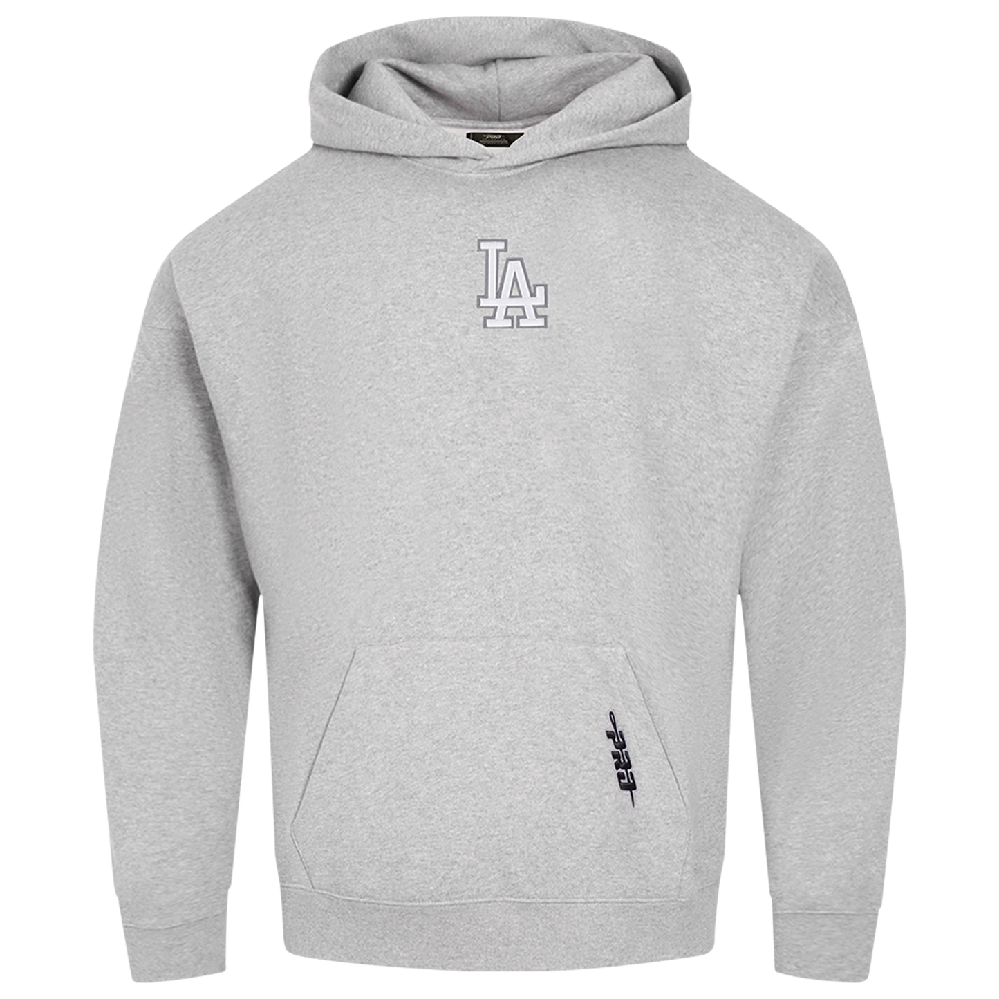 Pro Standard Dodgers Classic DS PO Hoodie - Men's - Grey/White