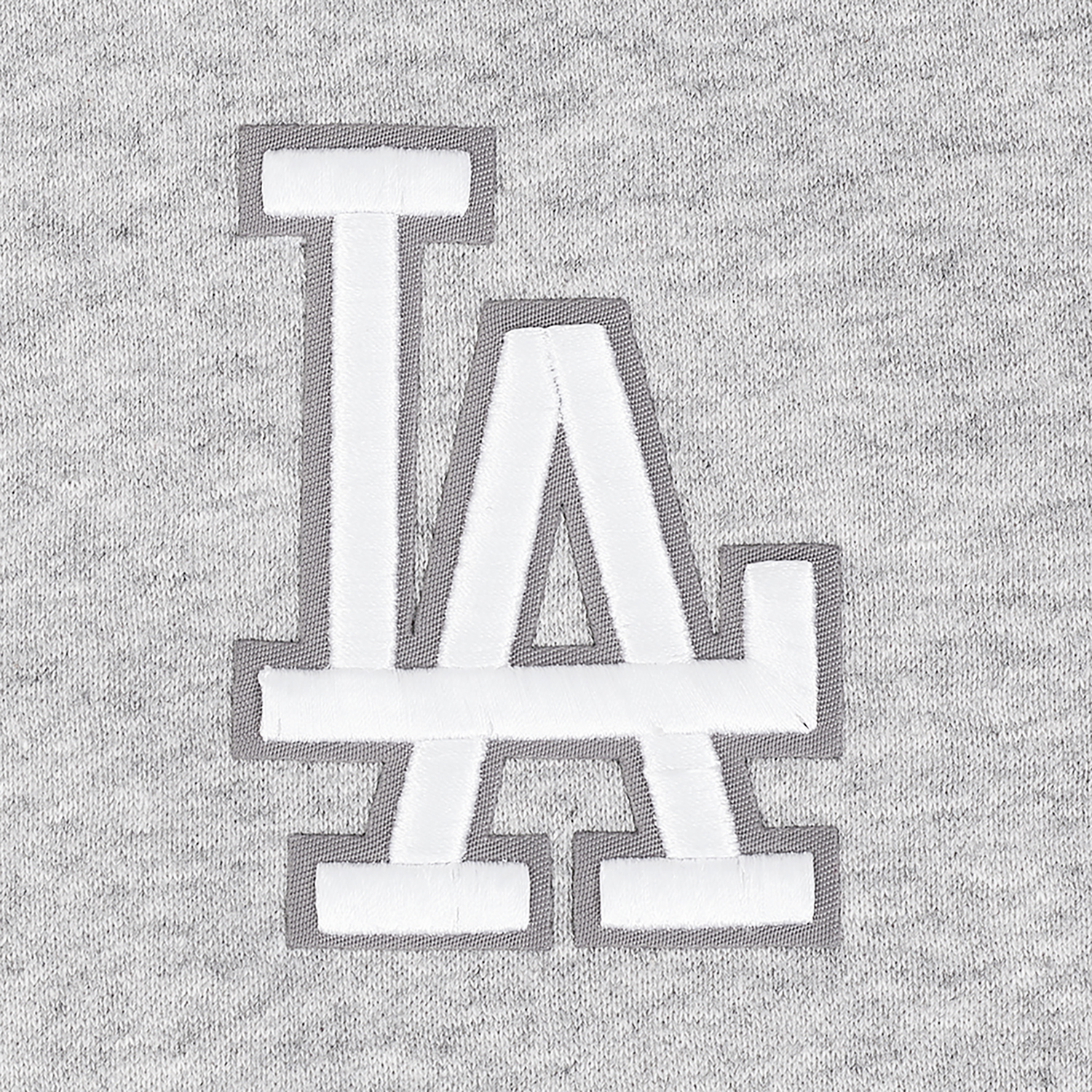 Pro Standard Dodgers Classic DS PO Hoodie - Men's - Grey/White