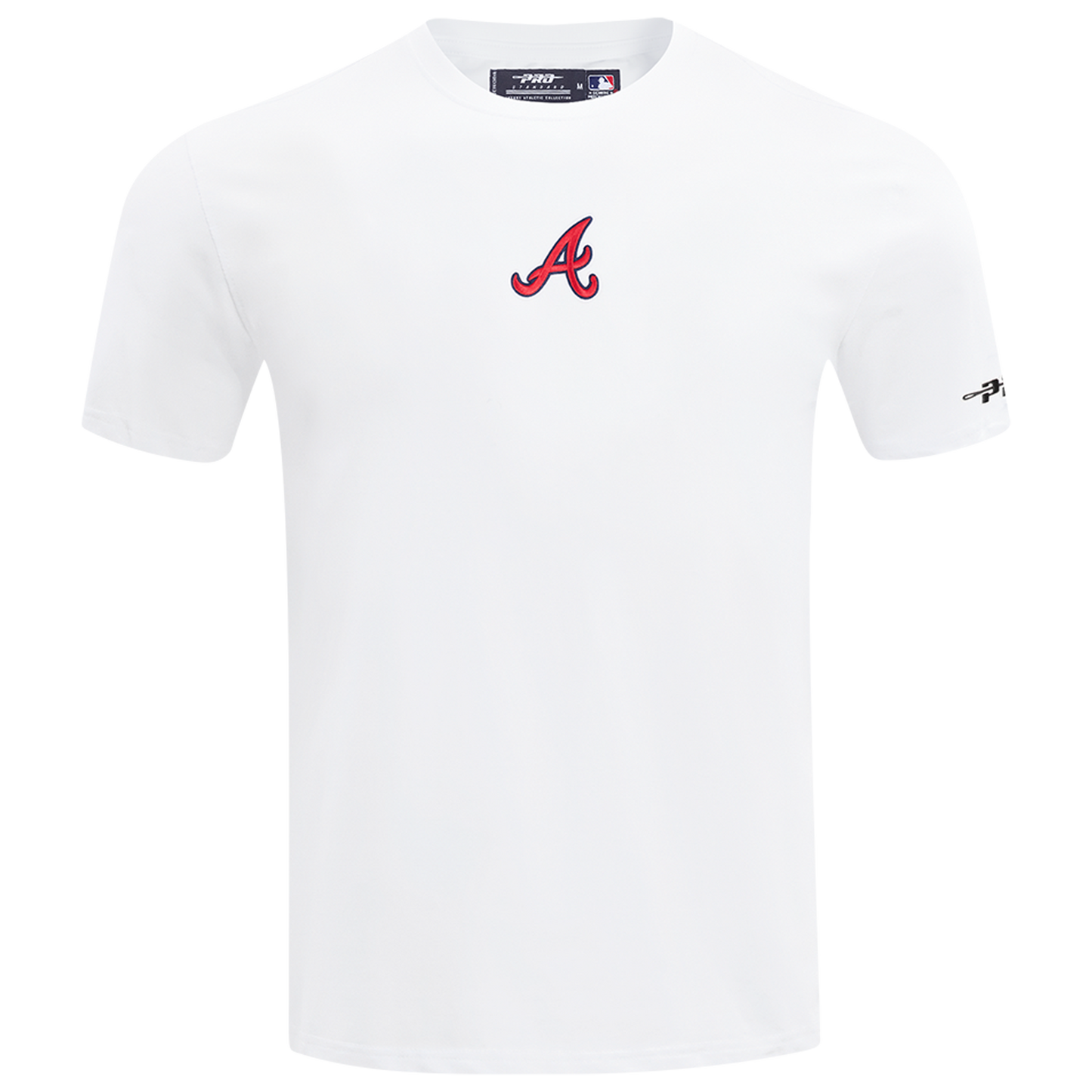 Pro Standard Braves Classic DS T-Shirt - Men's - White/Navy