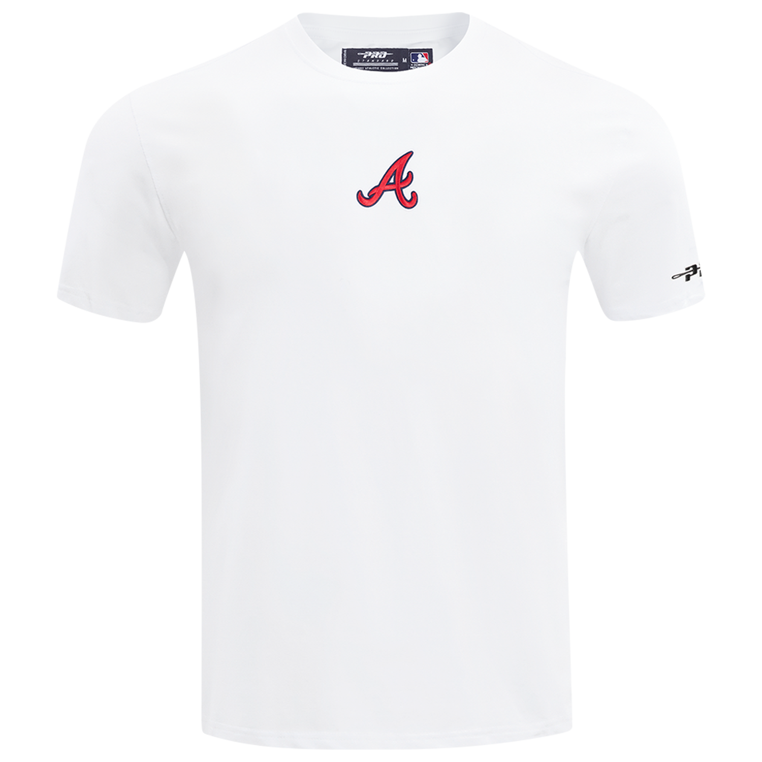 Pro Standard Braves Classic DS T-Shirt - Men's - White/Navy