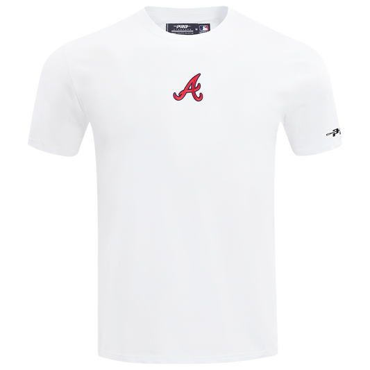 Pro Standard Braves Classic DS T-Shirt - Men's - White/Navy