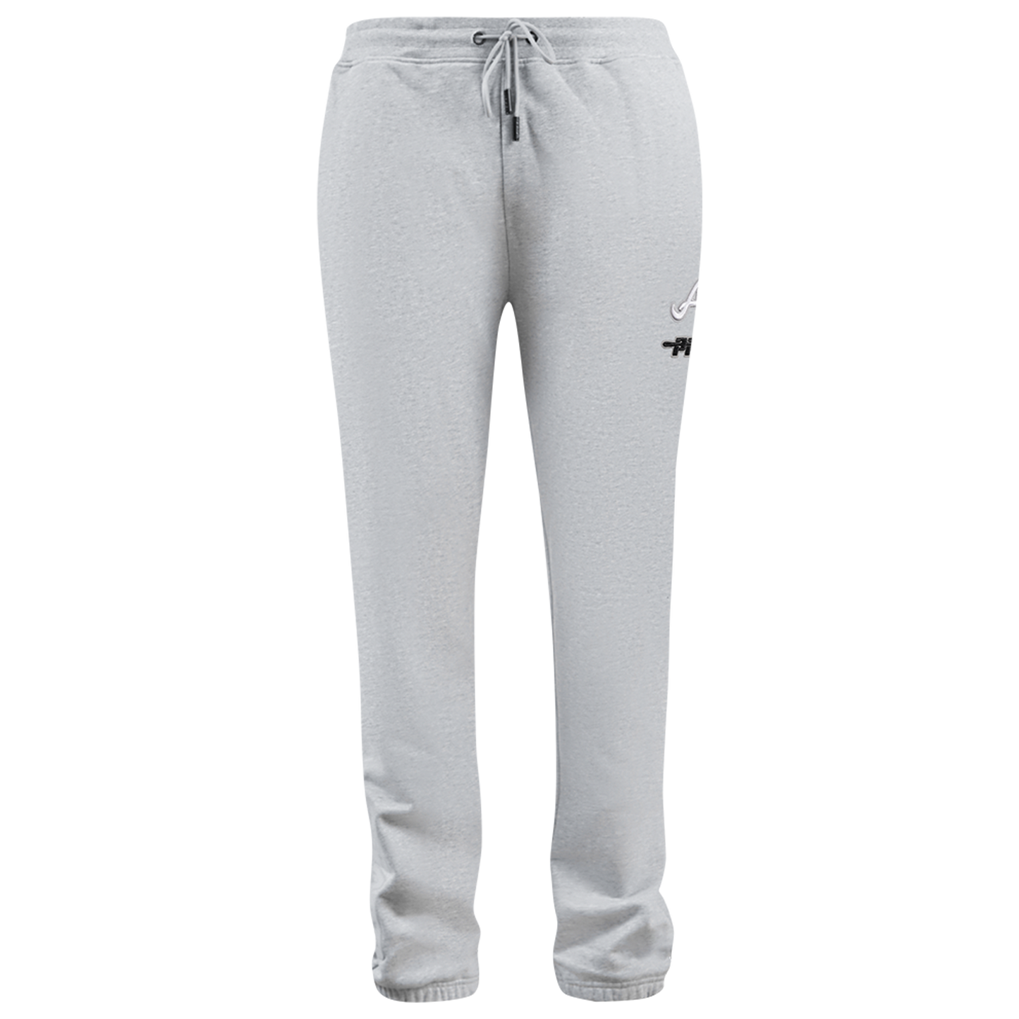 Pro Standard Braves Classic Sweatpants - Men's - Grey/White