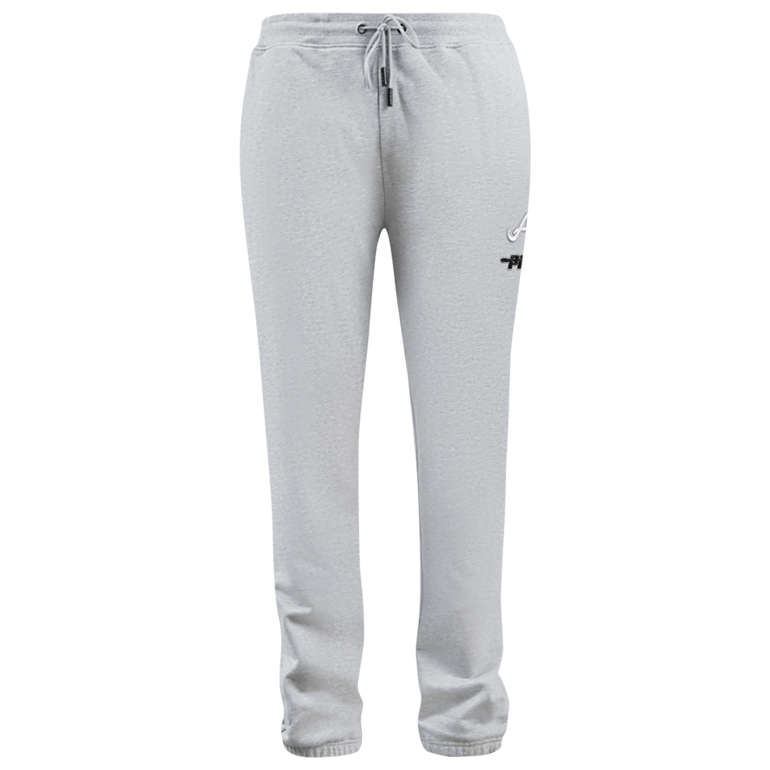 Pro Standard Braves Classic Sweatpants - Men's - Grey/White