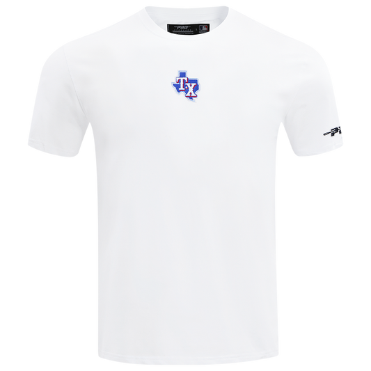 Pro Standard Rangers Classic DS T-Shirt - Men's - White/Navy