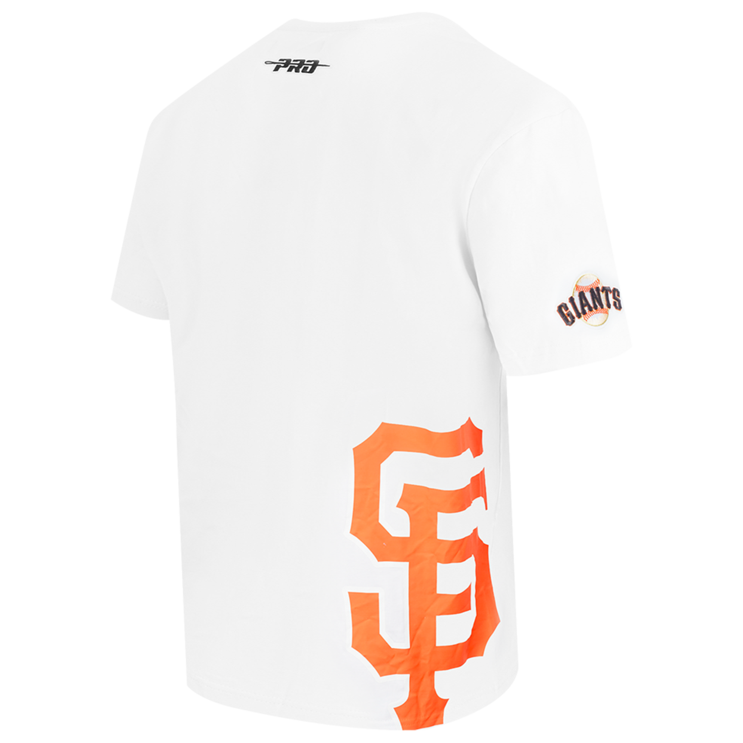 Pro Standard Giants Living Large CJ Drop Shoulder T-Shirt - Men's - White/Orange