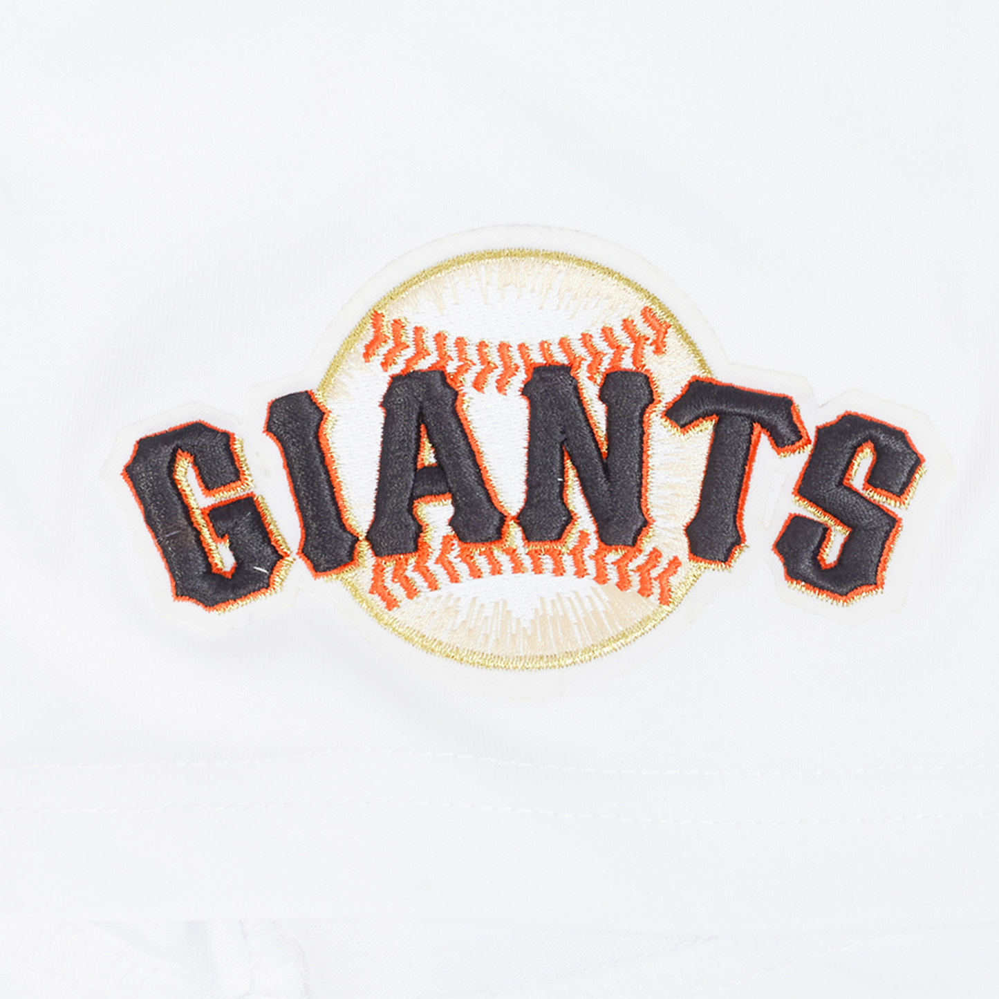 Pro Standard Giants Living Large CJ Drop Shoulder T-Shirt - Men's - White/Orange