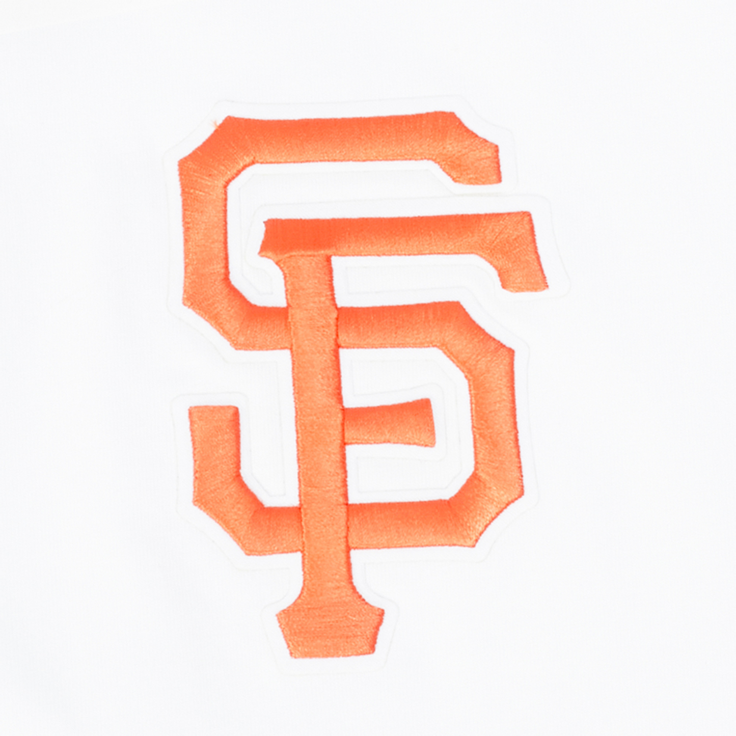 Pro Standard Giants Living Large CJ Drop Shoulder T-Shirt - Men's - White/Orange