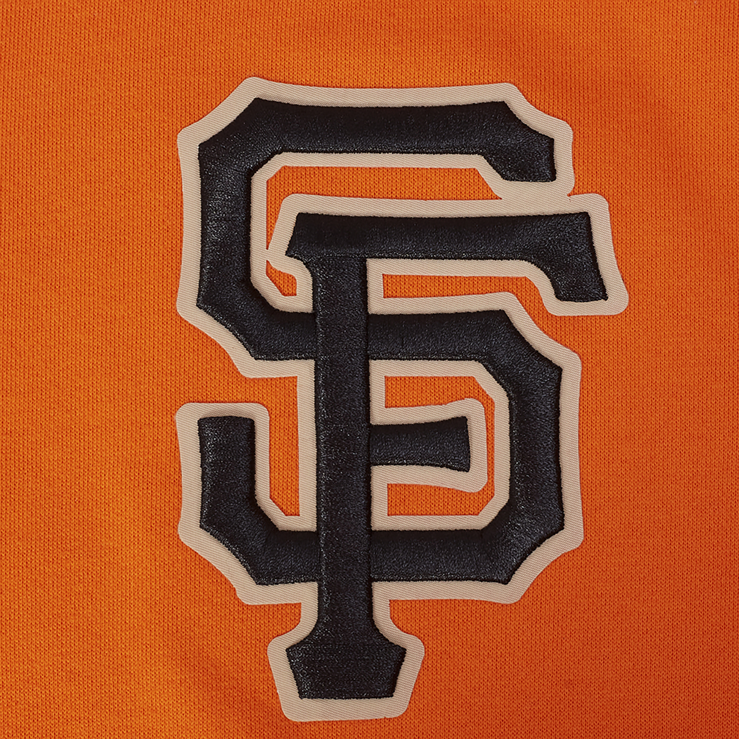 Pro Standard Giants Living Large Drop Shoulder PO Hoodie - Men's - Orange/Black