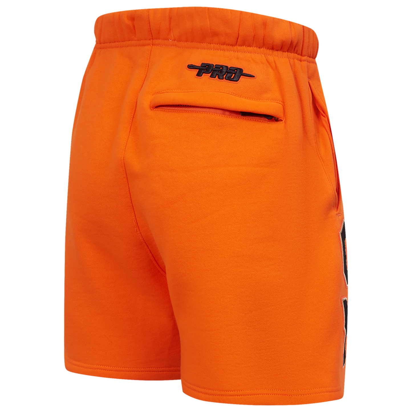 Pro Standard Giants Living Large Fleece Shorts - Men's - Orange/Black