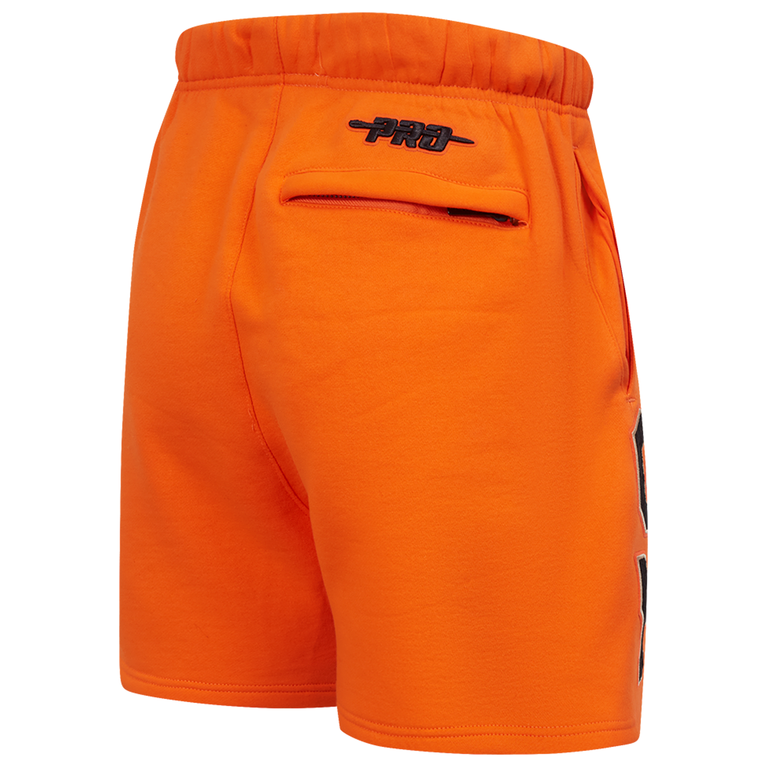 Pro Standard Giants Living Large Fleece Shorts - Men's - Orange/Black
