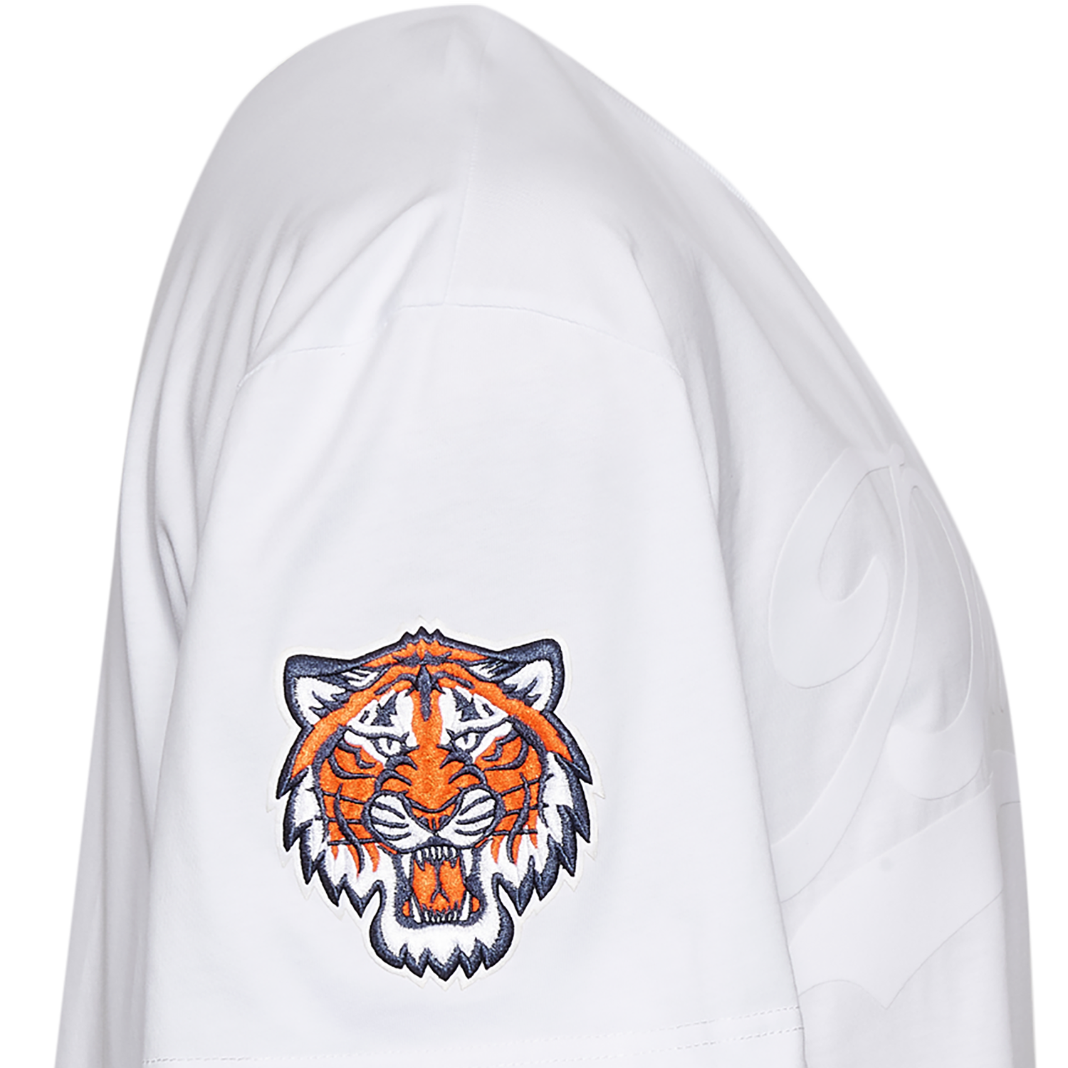 Pro Standard Tigers Living Large CJ Drop Shoulder T-Shirt - Men's - White/Orange
