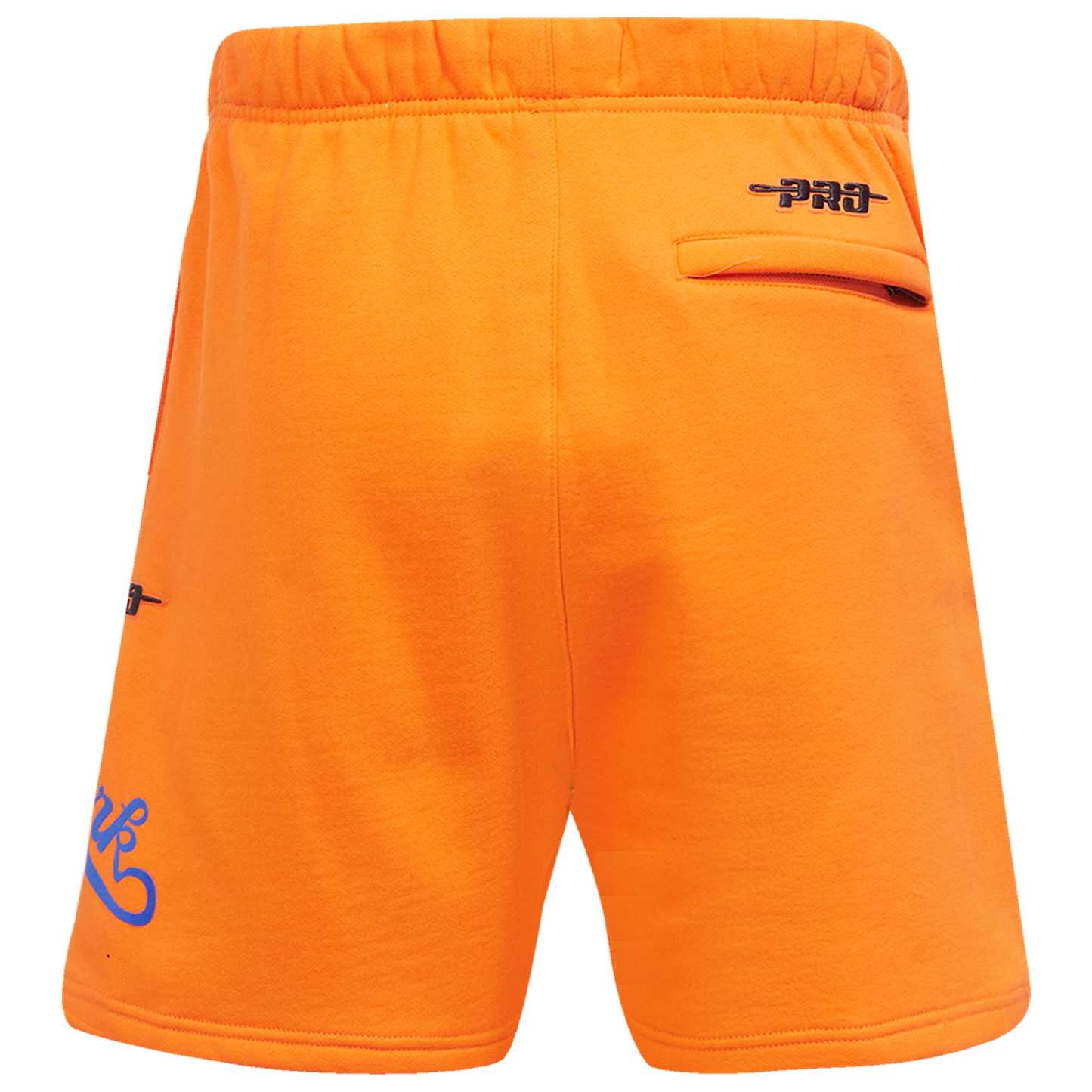 Pro Standard Mets Living Large Fleece Shorts - Men's - Blue/Orange