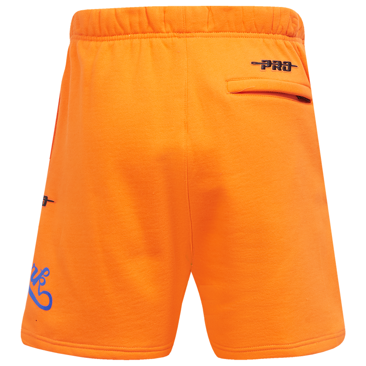 Pro Standard Mets Living Large Fleece Shorts - Men's - Blue/Orange