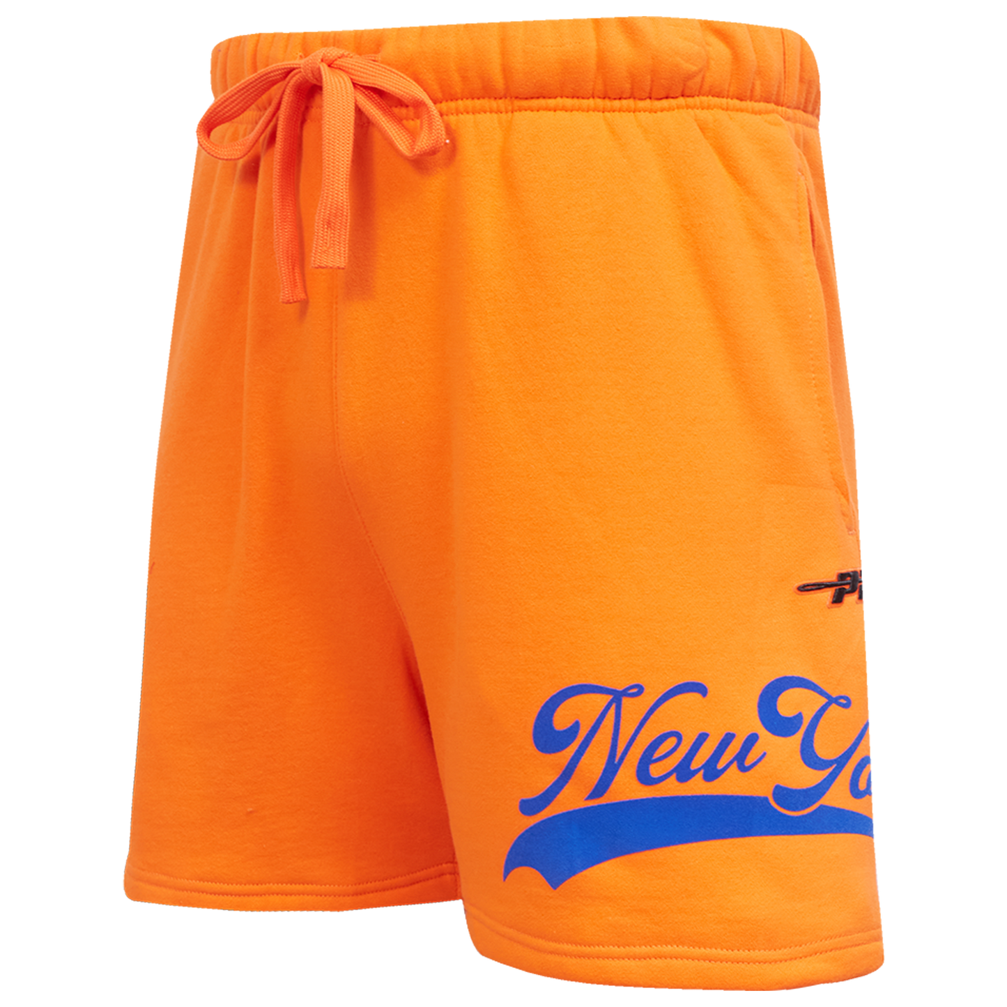 Pro Standard Mets Living Large Fleece Shorts - Men's - Blue/Orange