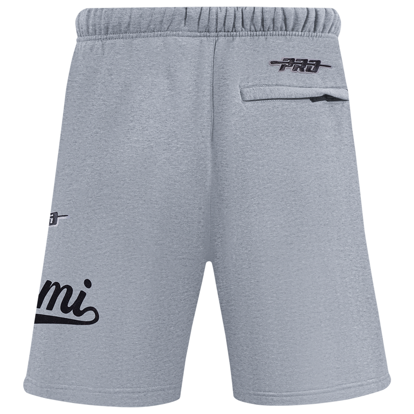 Pro Standard Marlins Living Large Fleece Shorts - Men's - Gray/Teal/Black
