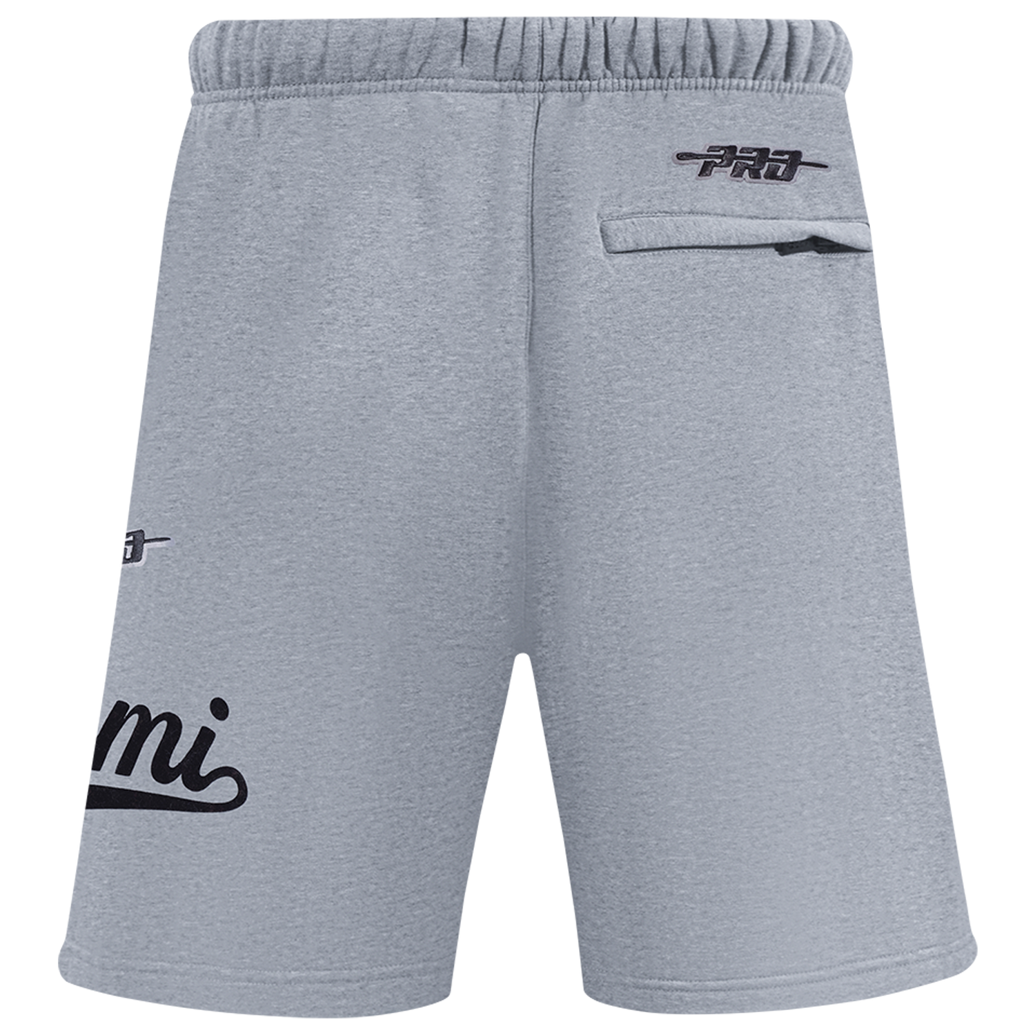 Pro Standard Marlins Living Large Fleece Shorts - Men's - Gray/Teal/Black